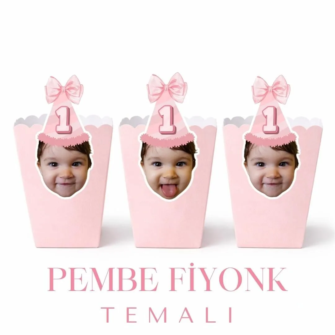 Fiyonk Temalı – Resimli Popcorn Kutusu