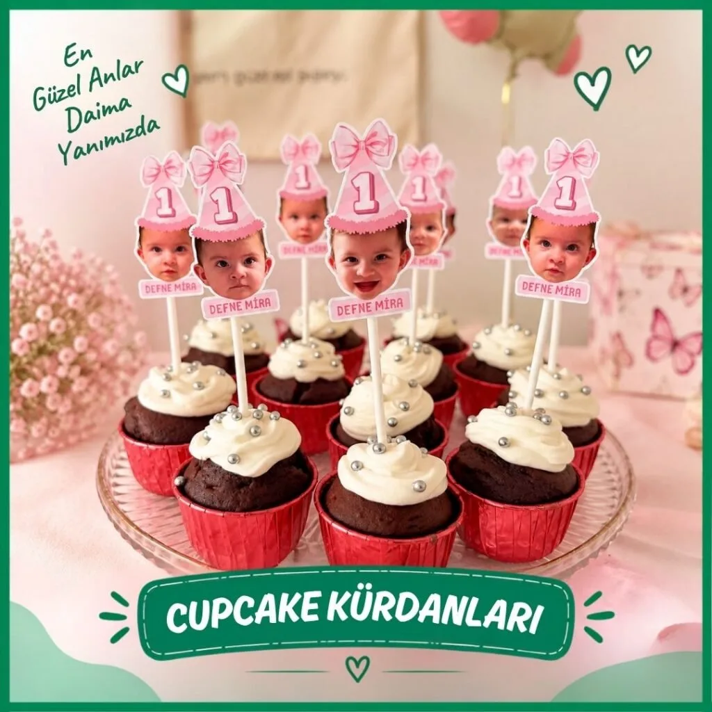 Cupcake Kürdanları