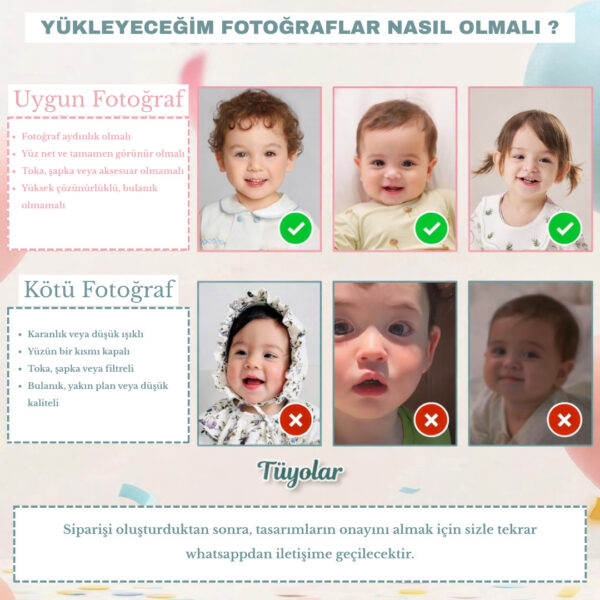 Resimli Cupcake Kürdanı - Fiyonk Temalı