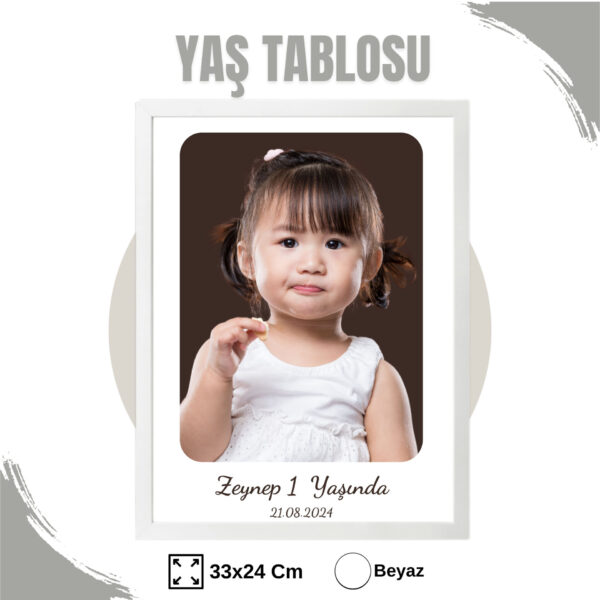 Fotoğraflı Yaş Tablosu