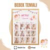 bebek temalı ahşap çerçeve Bebek Temalı 12 Ay Anı Tablosu Fotoğraflı