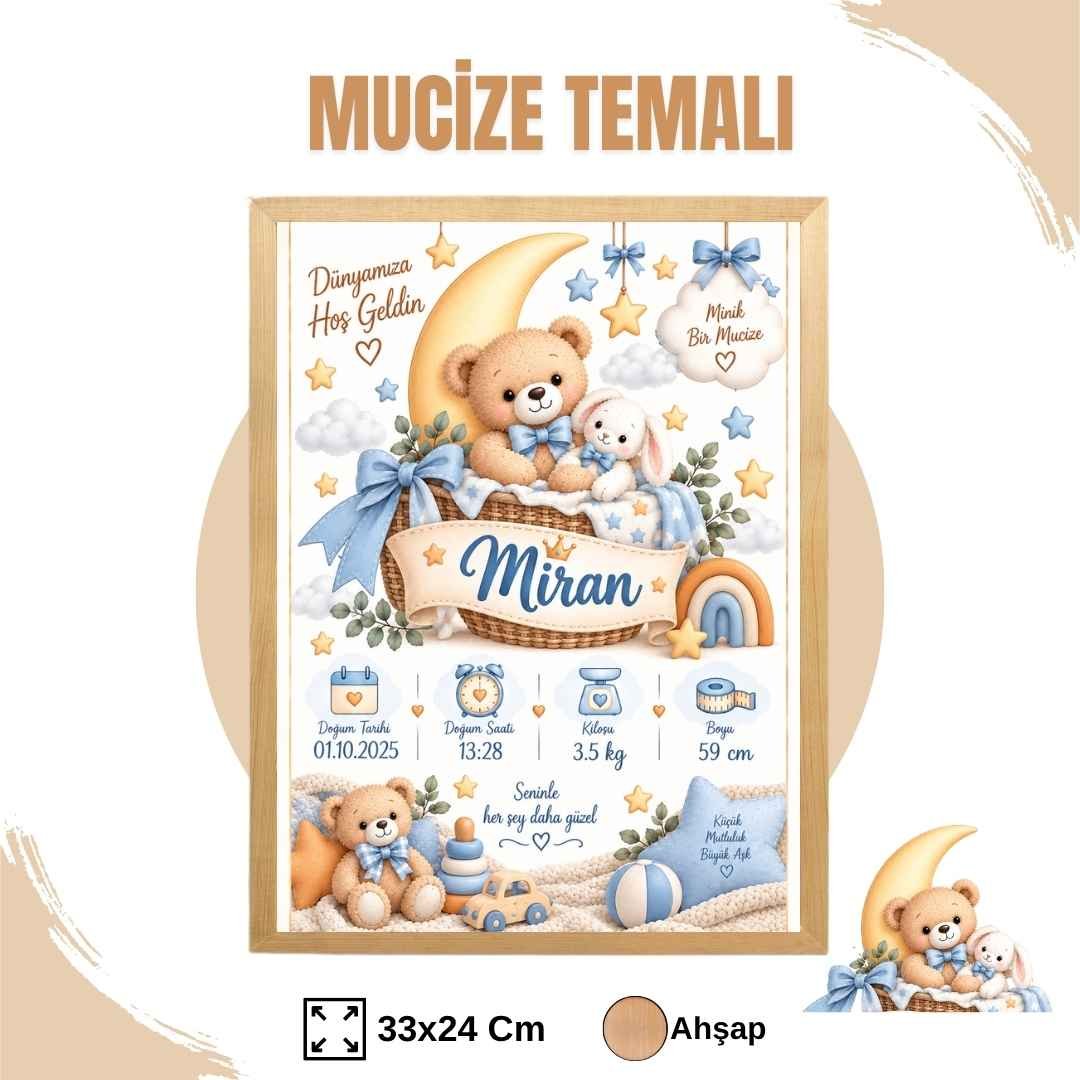 Mucize Temalı Yenidoğan Anı Tablosu