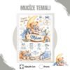 Mucize Temalı Yenidoğan Anı Tablosu